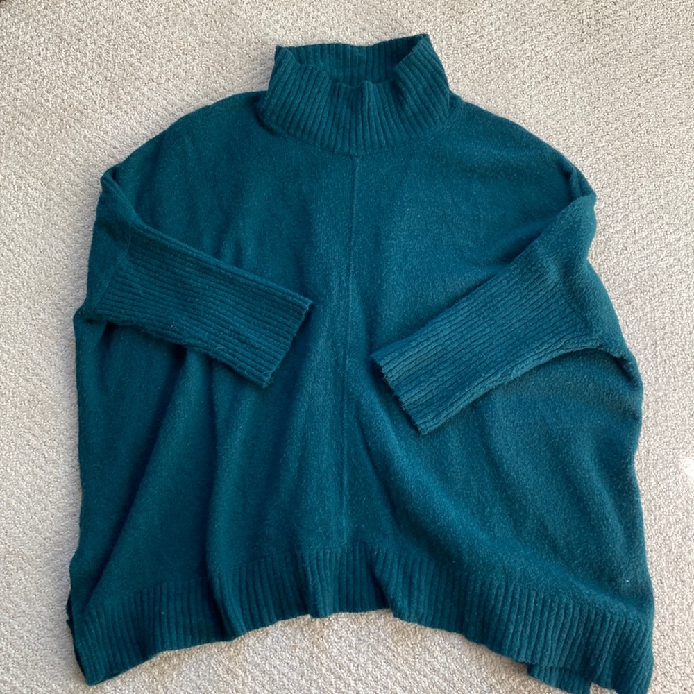 LOFT poncho sweater